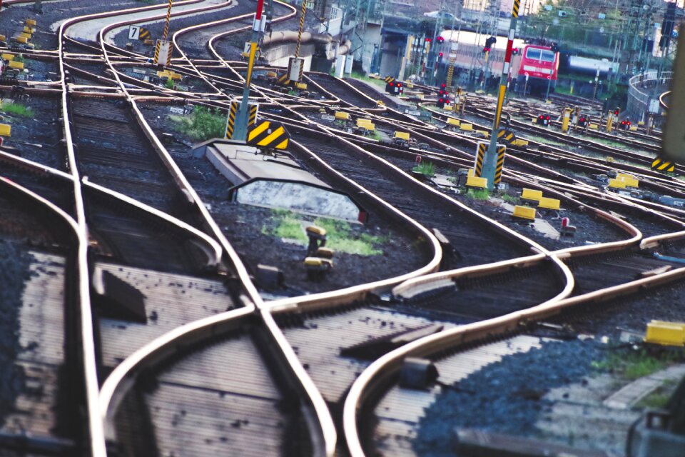Deutsche bahn transport railroad tracks