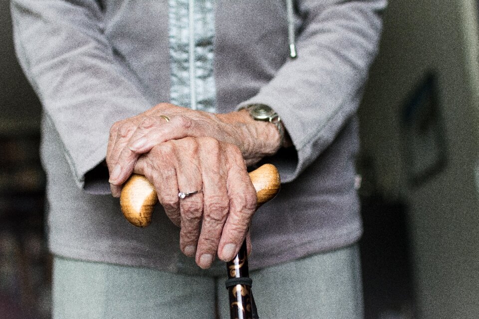 Hands elderly self-reliance