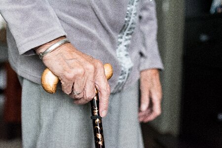Hands elderly self-reliance