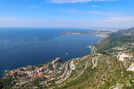 Monaco lake the mediterranean sea photo