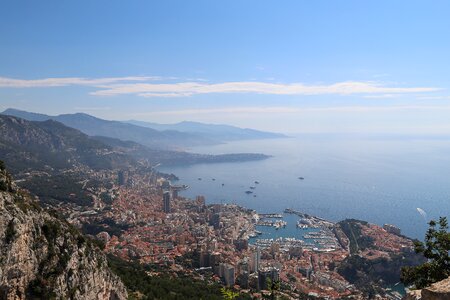 Monaco lake the mediterranean sea photo