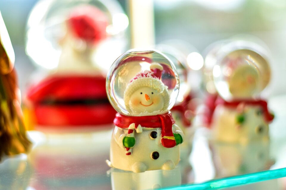 Ornament beautiful crystal ball december