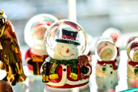 Ornament beautiful crystal ball december