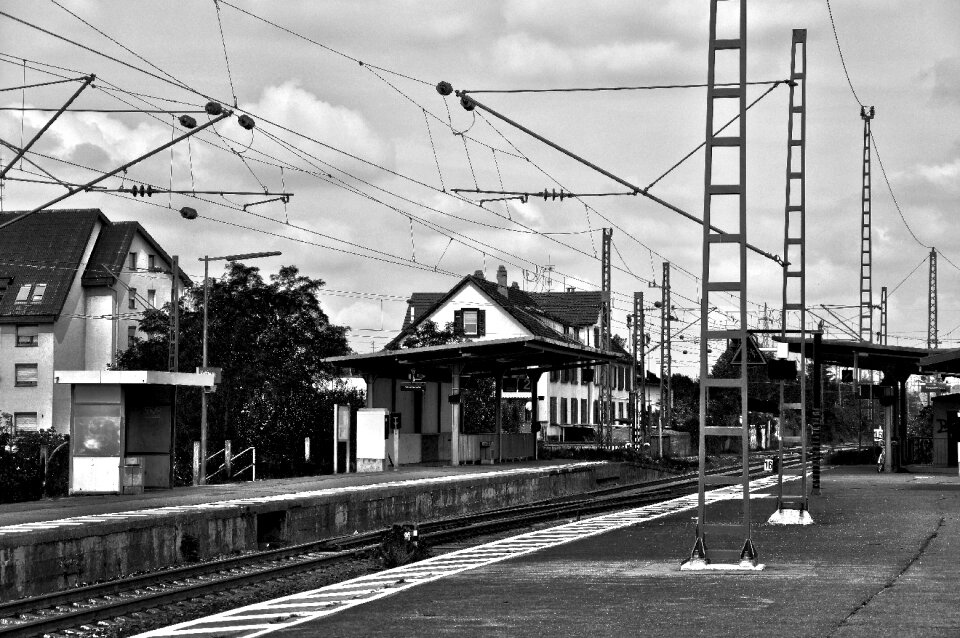Freight transport railway gleise