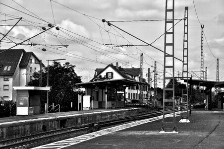 Freight transport railway gleise photo