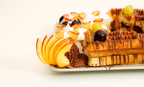 Delicious sweet dessert photo