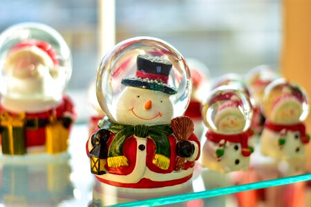 Ornament beautiful crystal ball december
