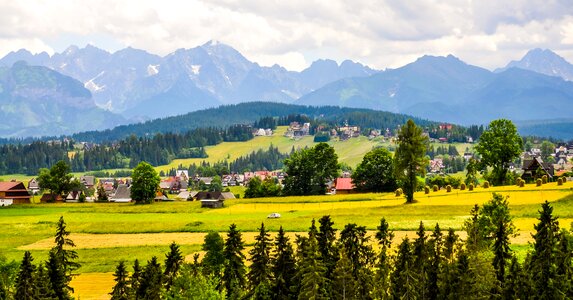 Mountains landscape podhale