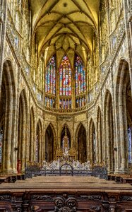 Glass window structure church window