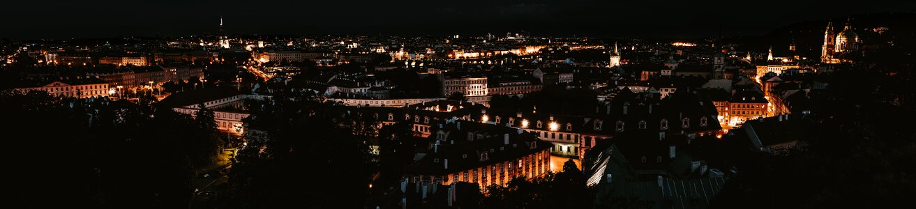 Night dark streets photo