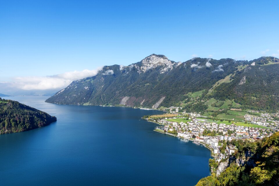 Switzerland lake water