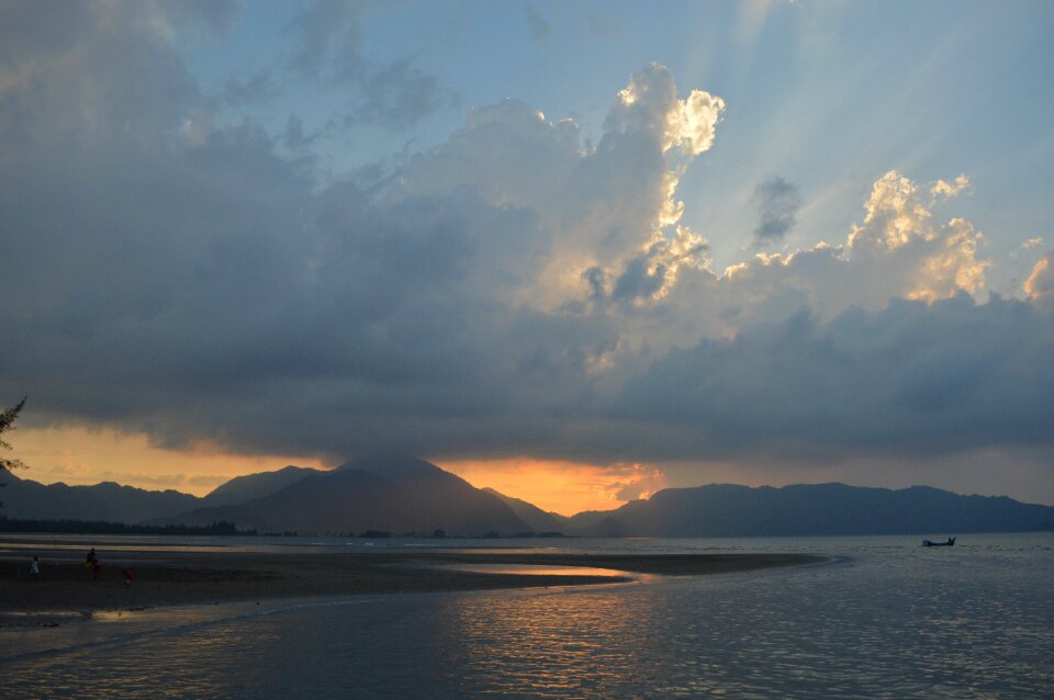 Twilight beach aceh