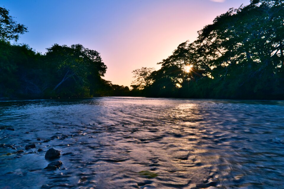 Sunset colors dusk