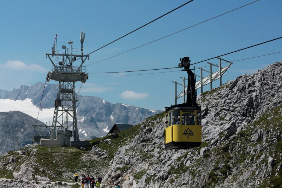 Cableway panorama landscape