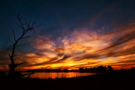 Landscape twilight atmospheric photo