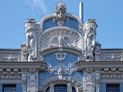 Art nouveau architecture building photo
