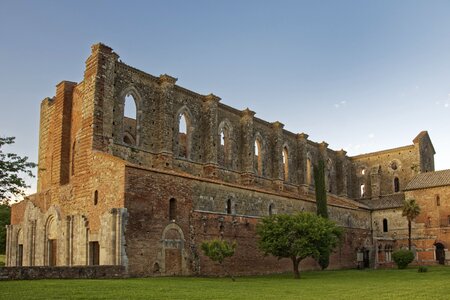 Abbey church ruin