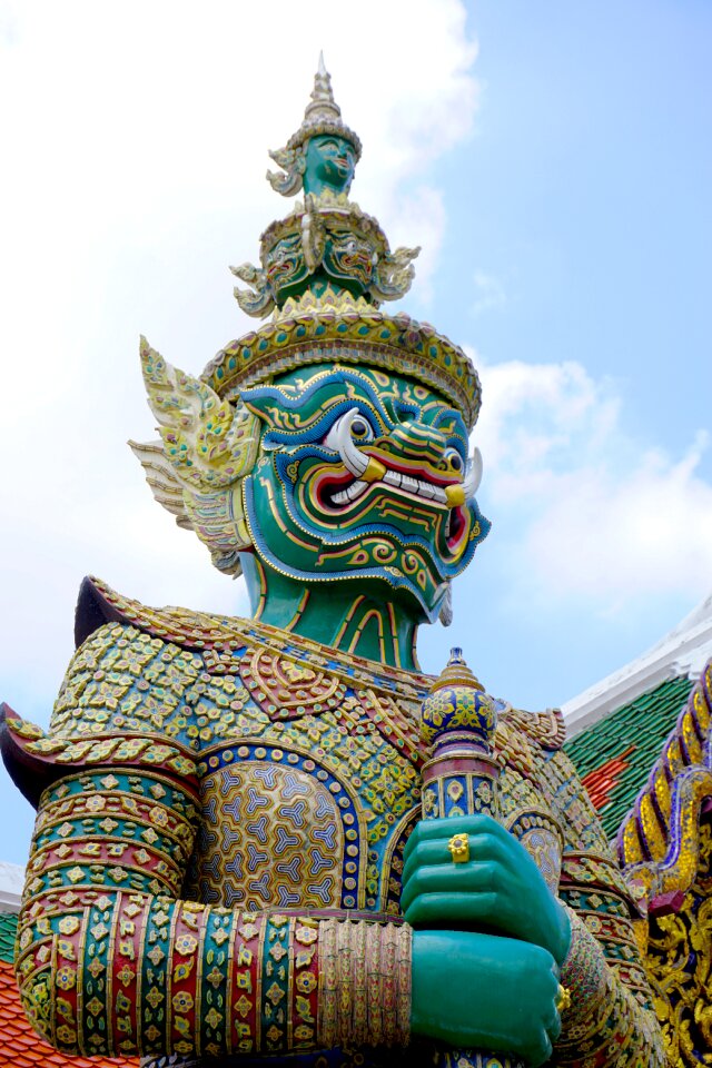 Buddhism yaksha demon photo