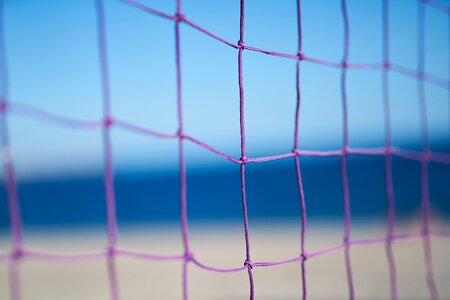 Blue beach equipment