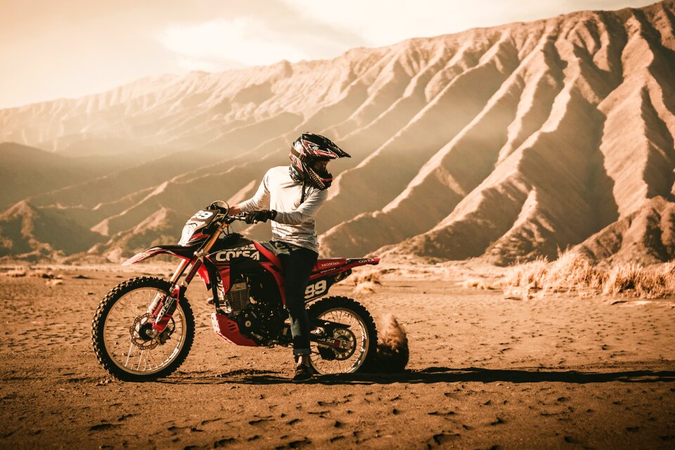 Motor trail summer cinematic