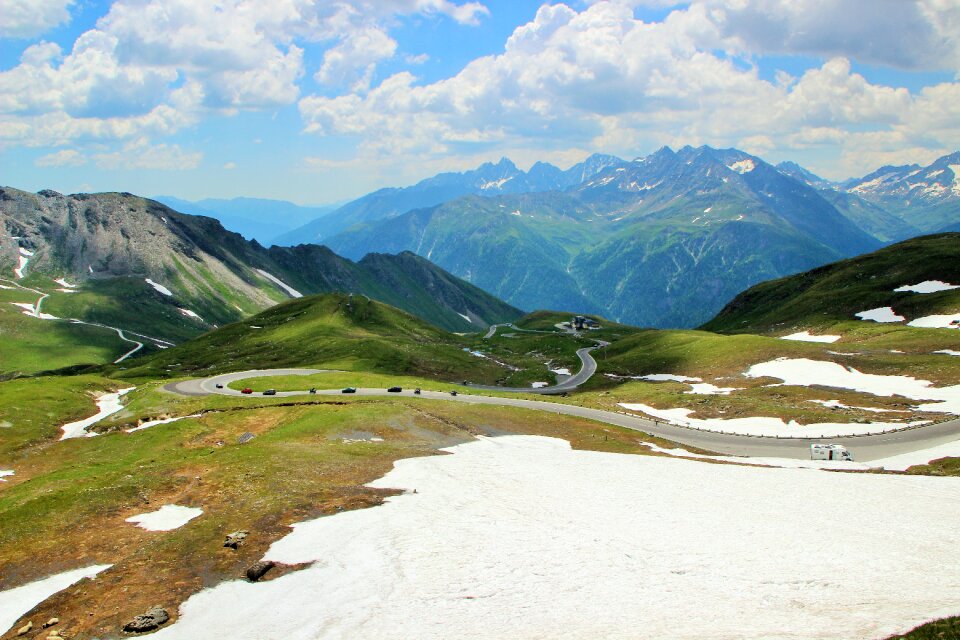 Mountains nature panorama