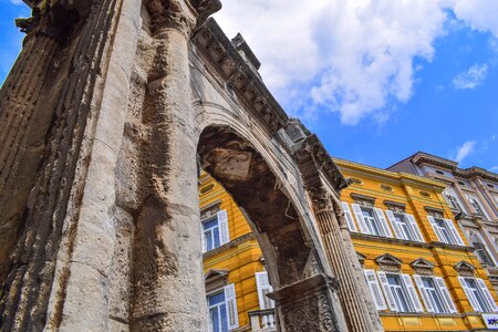 Croatia antique amphitheater photo