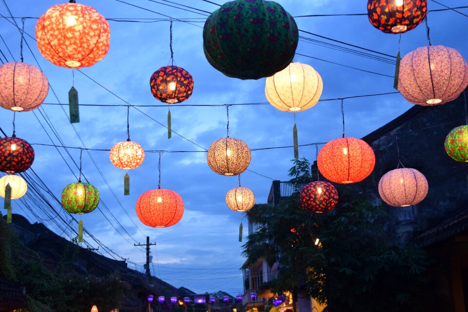 The lantern the ancient town hoi an
