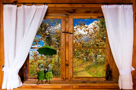 Season autumn rain