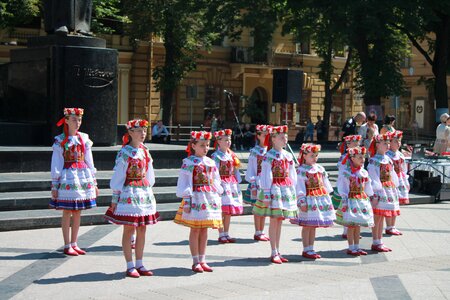 Address by song folk costume
