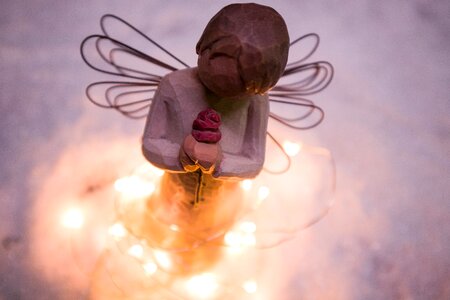 Guardian angel christmas motif christmas angel photo