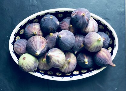 Sweet delicious blue fruits