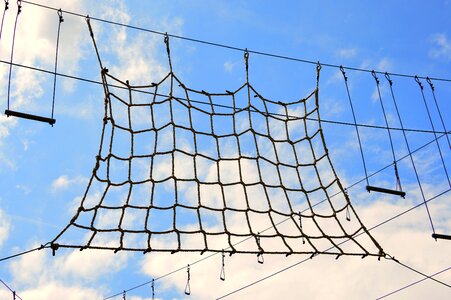 Adult playground climbing rest