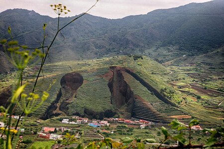 Tenerife mountain green photo