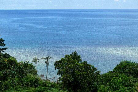 Coast landscape sky