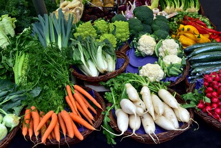 Carrots radish kohl