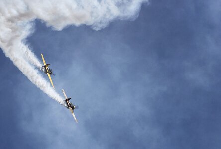 Aircraft aviation stunts