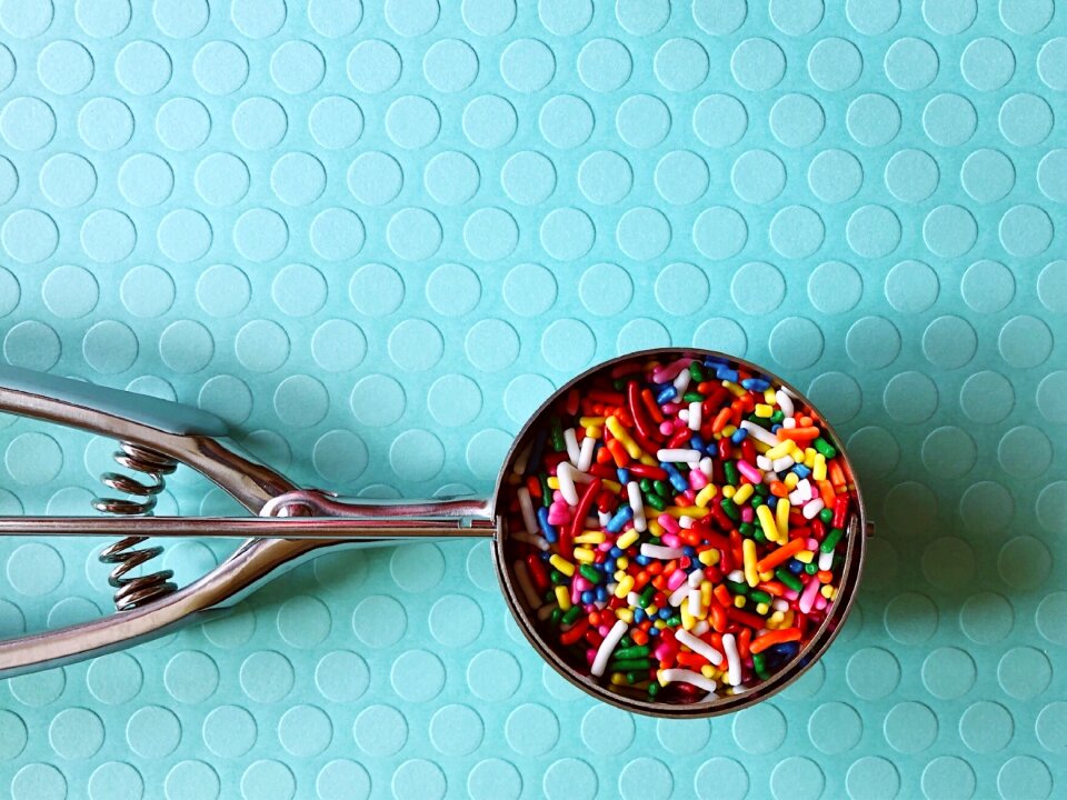 Sweet color dessert