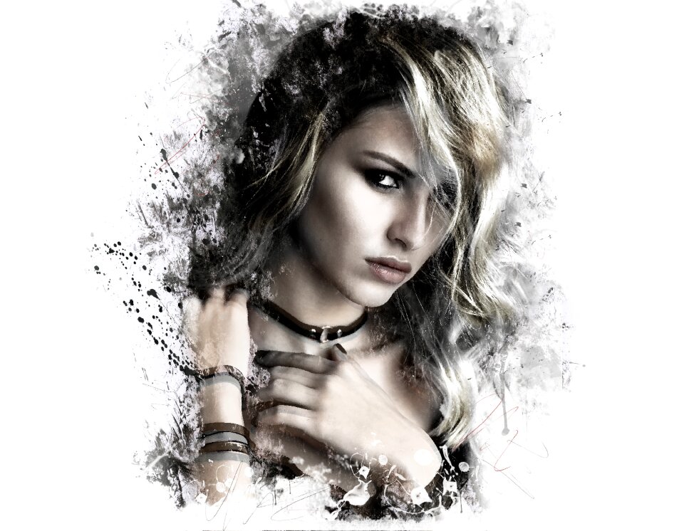 Young beauty portrait
