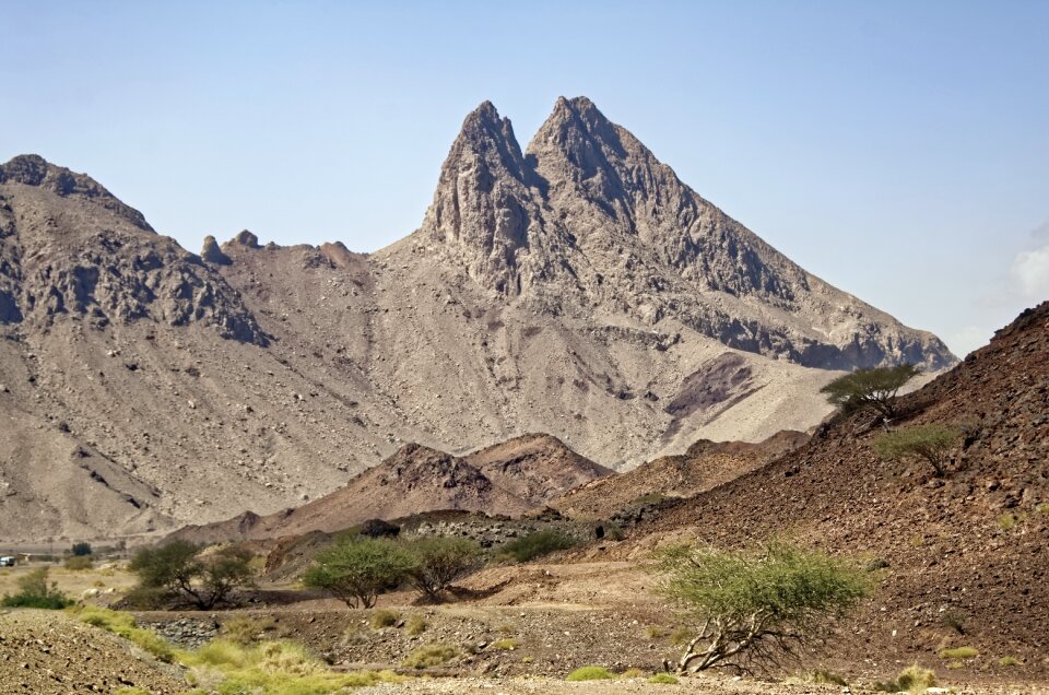 Mountains desert nature