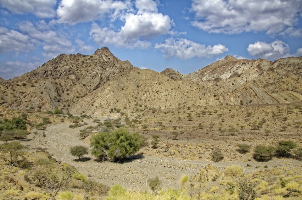 Mountains desert nature