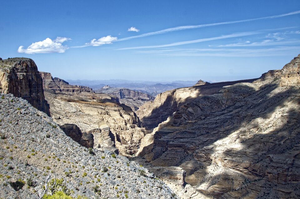 Gorge landscape mountains