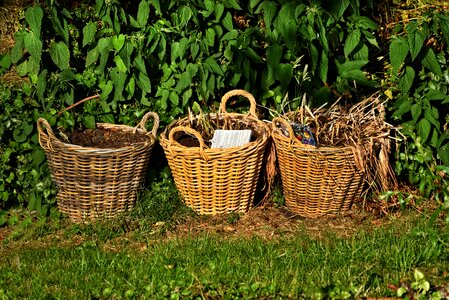 Handmade container handicraft