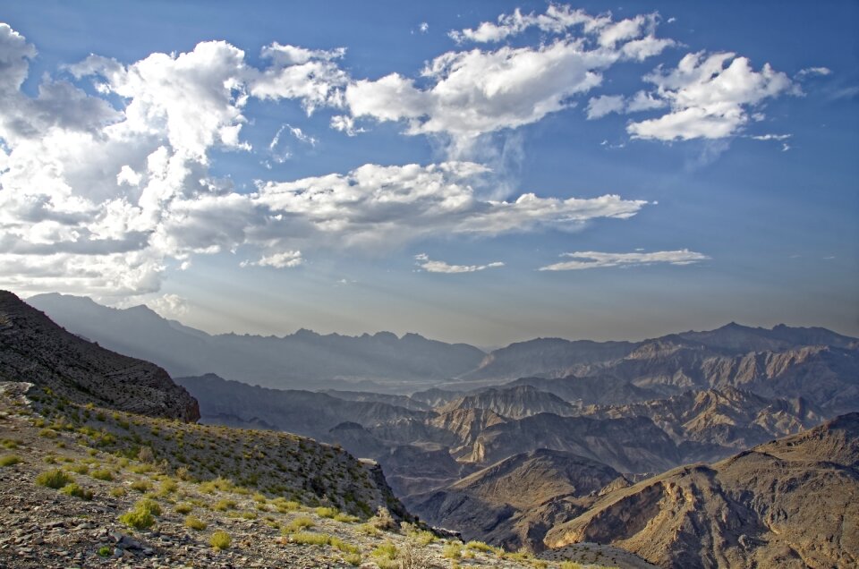 Mountains nature panorama