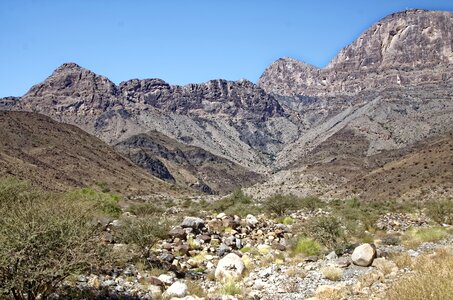 Mountains desert nature