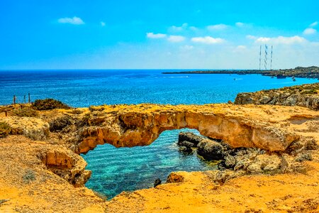 Landscape rock sea photo