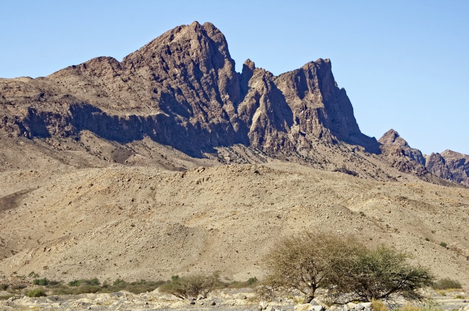 Mountains desert nature