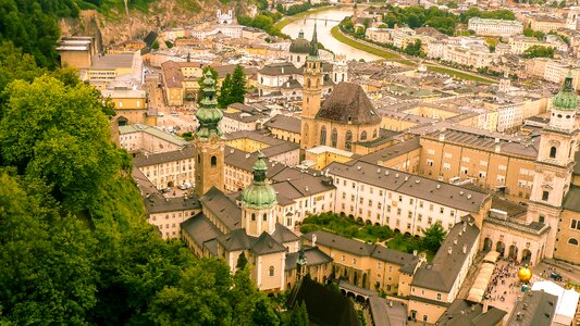 Salzburg austria viewpoint photo