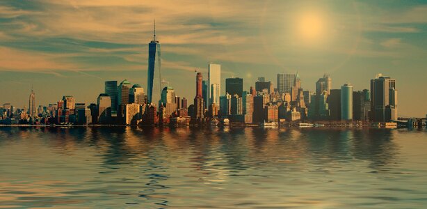 City manhattan america photo