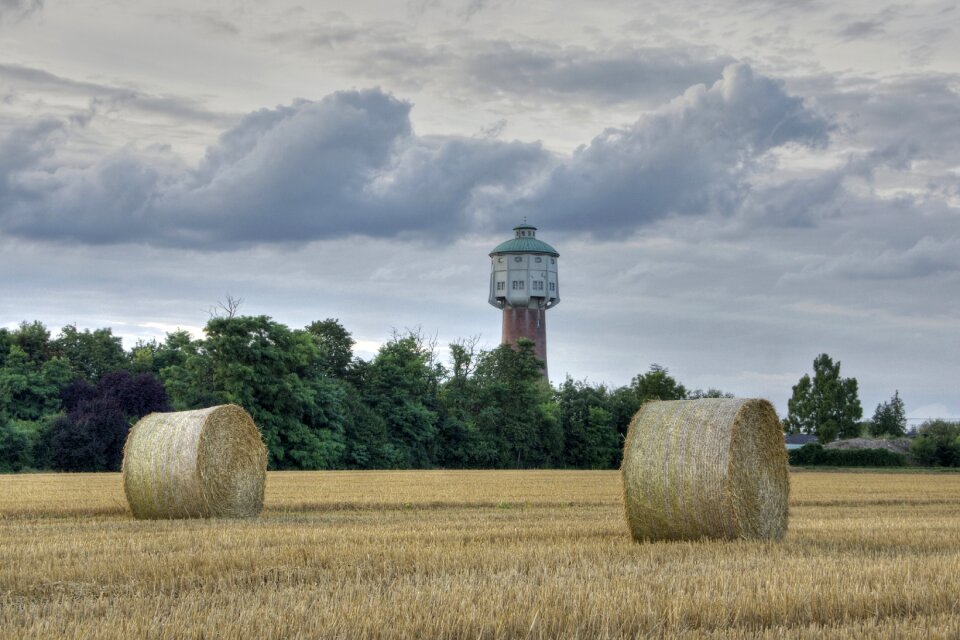 Enghien water tower landscape