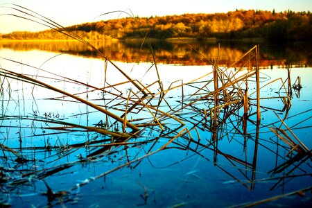 Water reflection landscape photo